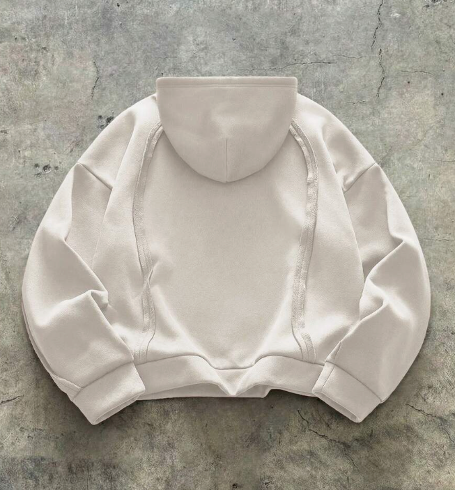 Axepeak Cream Hoodie