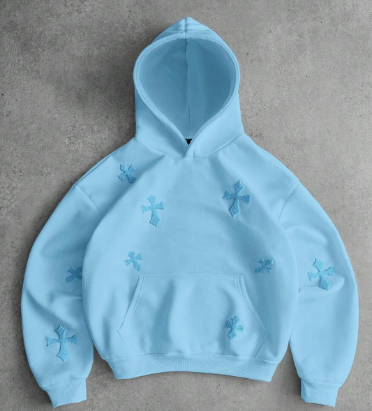 Axepeak Blue Chrome Hoodie